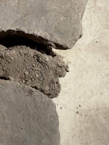 Excavation detail and stonework from Barry Billcliff's Facebook travel archive