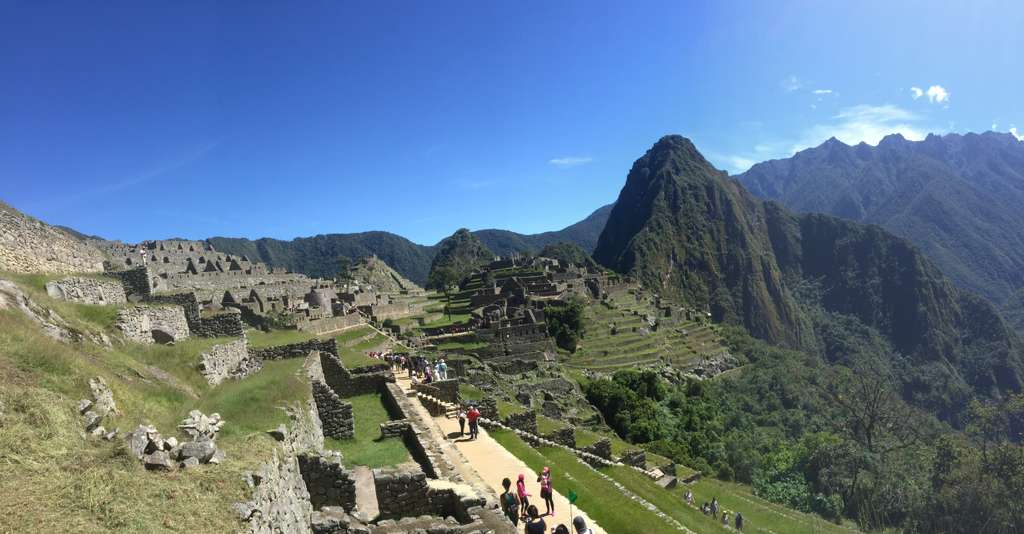 Panoramic view of Machu Picchu and the Andes from Barry Billcliff's travel archive