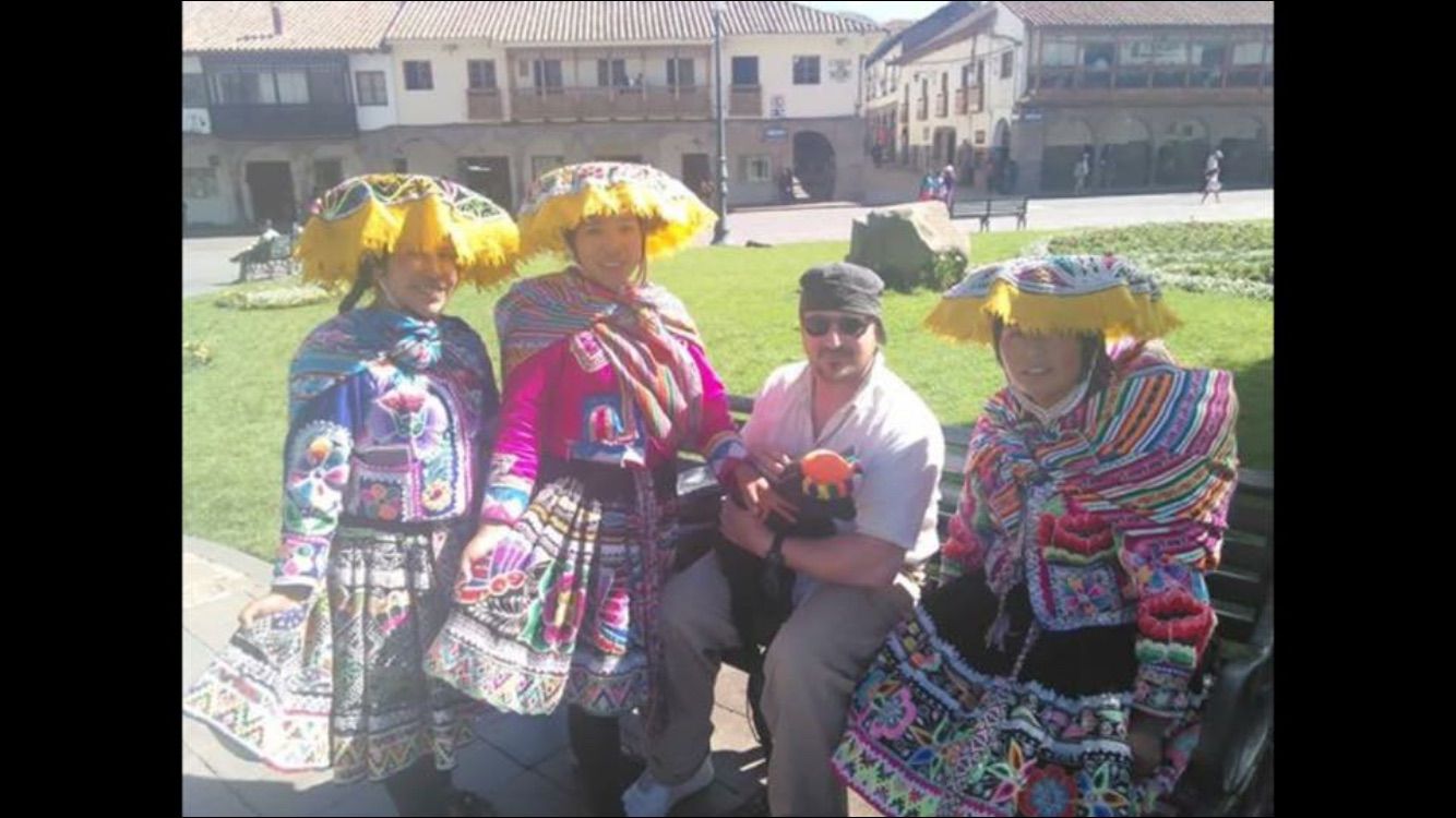 Barry Billcliff in a Peru cultural travel photo near Cusco