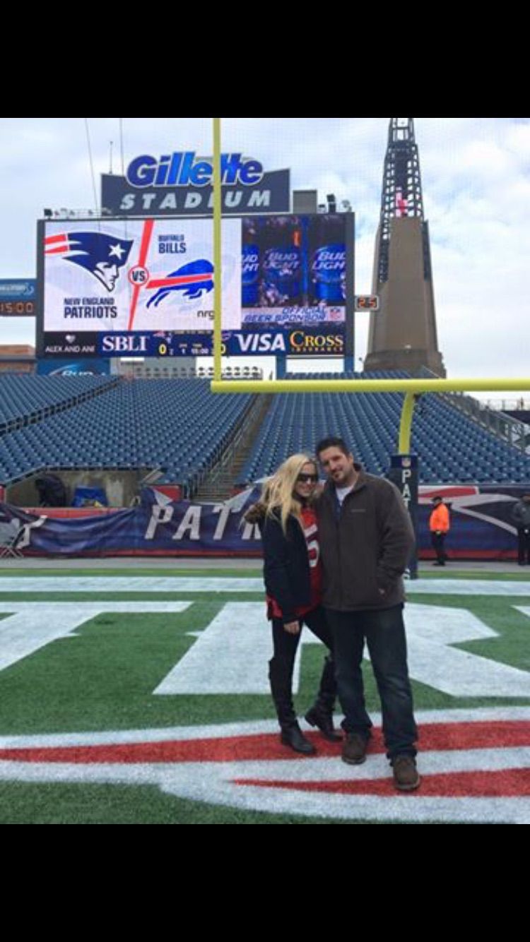 Barry Billcliff at Gillette Stadium during a sports event