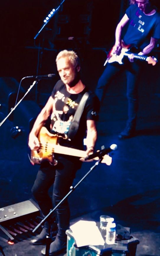 Live concert guitar stage photo from Barry Billcliff's archive
