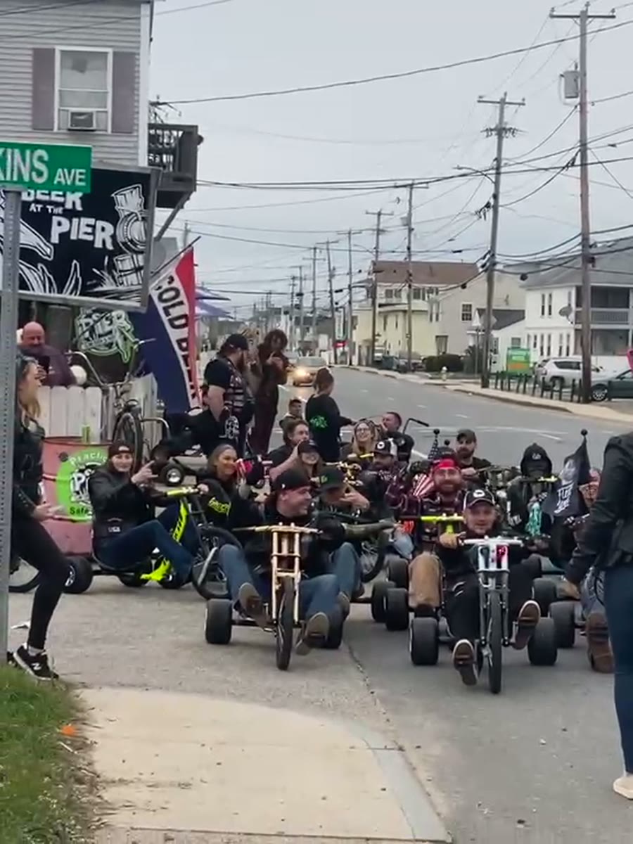 Old Orchard Beach street event video still from Barry Billcliff's archive