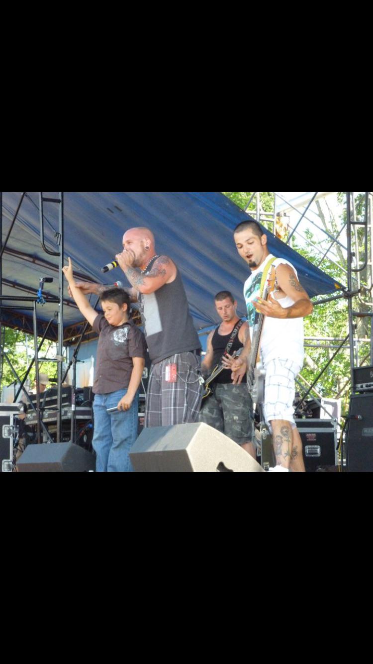Music stage event photo from Barry Billcliff's archive