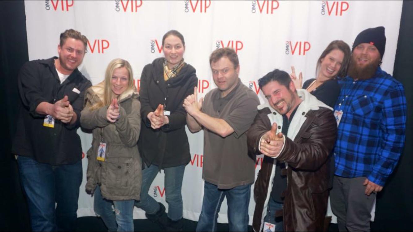 Barry Billcliff in a VIP group event photo from his archive